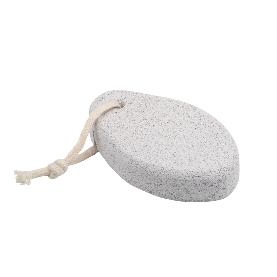FOLELLO Natural Pumice Stone for Feet | Hard Skin Callus Remover for Feet and Hands | Natural Foot File Exfoliation to Remove Dead Skin (White, Set of 4)