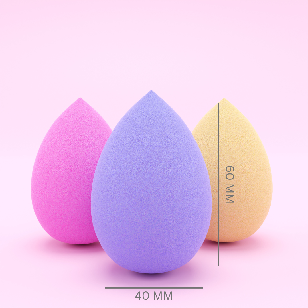 Microfiber Makeup Sponge Blender, Blush Pink (GB-3064) 5x4cm