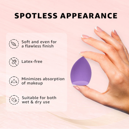 Microfiber Makeup Sponge Blender, Charming Blue (GB-3063) 6.5x4.5cm