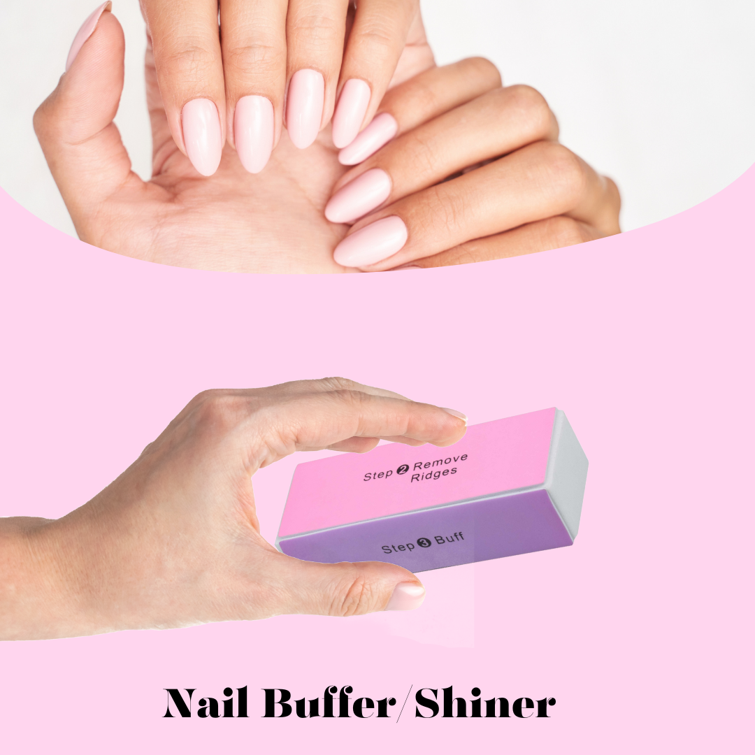 FOLELLO Nail Grooming Kit -1 Nail Clipper/Cutter with 1 Nail Tip Cutter, 1 Nail Cuticle Remover/Pusher, 1 Nail Cleaner Brush, 1 Nail Buffer Block, 1 Set of Pedicure Toe Separators for women, 1 Nail File