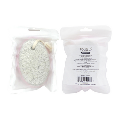 Pumice Stone For Feet Dead Skin Removal | Pedicure Tool With Rubber Grip - Removes dirt & dead cells | Moisturizes crack heels | Works efficiently on dry skin  (GB-3050)