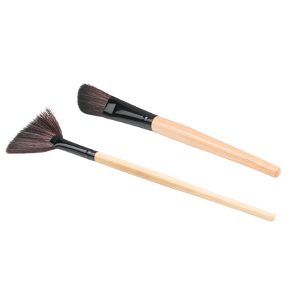 Makeup Brush Set With PU Leather Case (18 Pieces), Black (GB-3071)