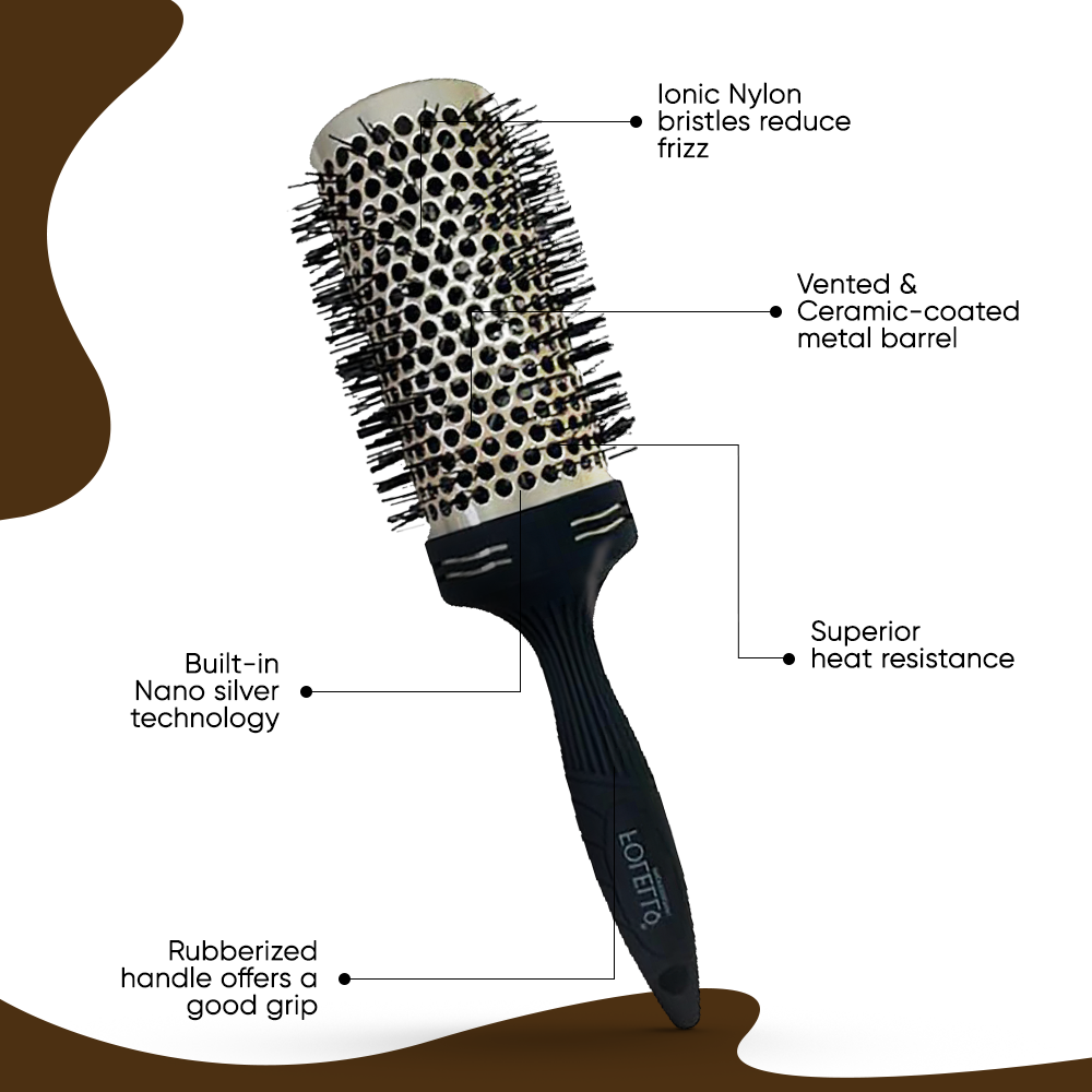Professional Ceramic Round Hair Brush 52mm FX-2508