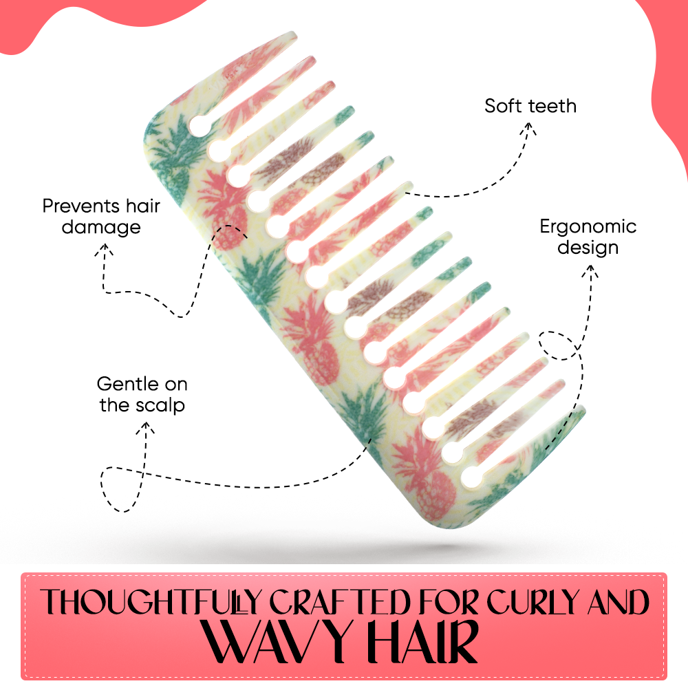 Detangling Wide Teeth Hair Comb/Shampoo Comb FX-8168