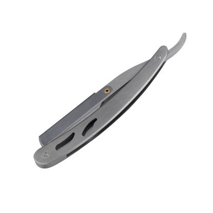 Heavy Duty Professional 100% Stainless Steel Straight Edge Barber Razor | Salon Quality Smooth Shave  (GB-3045)