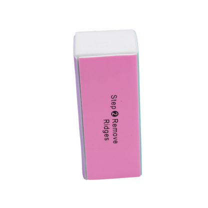 Nail Buffer Block, 4 Way Nail Art Shiner 4 Step Buffing - File, Remove,Smooth,Shine - Mini Natural Nail Polisher Sanding File Block for Professional Manicure Nail Care  (GB-3049)
