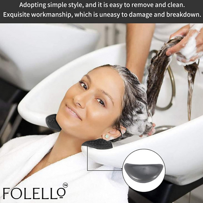 "FOLELLO Salon Essentials Bundle: Back Wash Silicone Neck Rest with 2 Precision Spray Bottles (300 ml)"