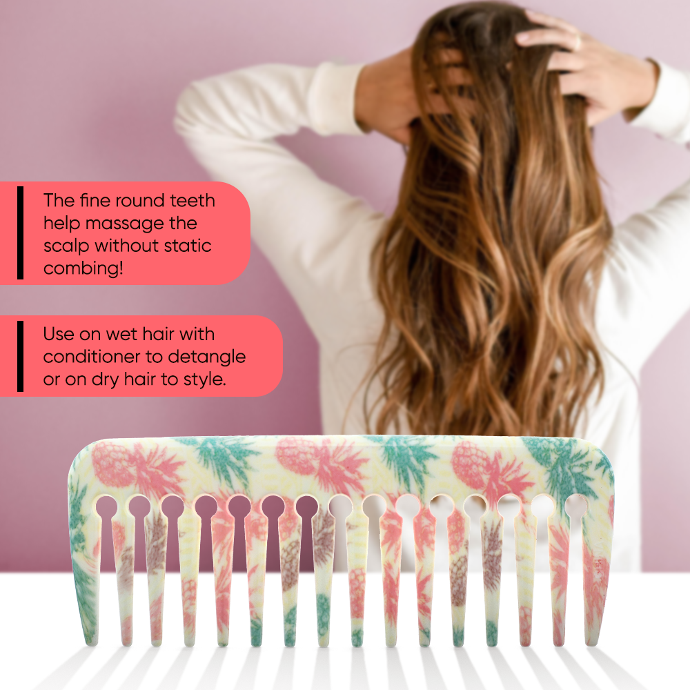 Detangling Wide Teeth Hair Comb/Shampoo Comb FX-8168