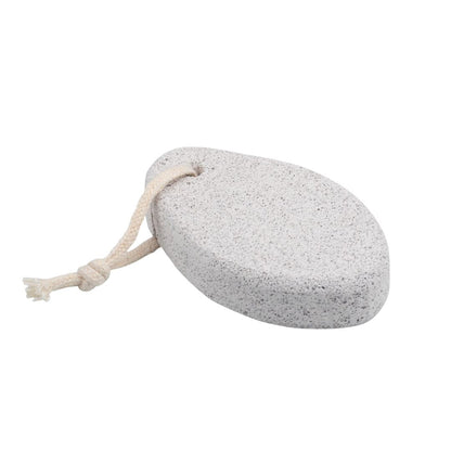 FOLELLO Natural Pumice Stone for Feet | Hard Skin Callus Remover for Feet and Hands | Natural Foot File Exfoliation to Remove Dead Skin (White, Set of 4)