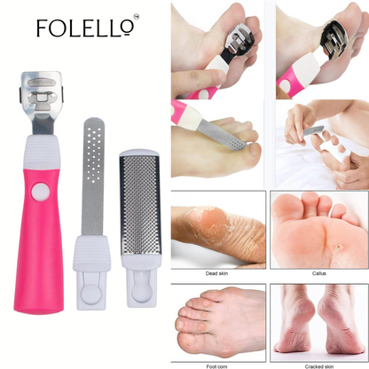 Complete Foot Care Set: Premium Nail Clipper, Wooden Double-Sided Foot Filer, Callus Remover, Pumice Stone