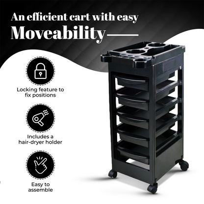 Lusty- Professional Salon Trolley