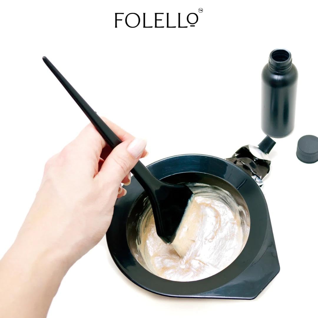FOLELLO Set of 5-Hair Dye Color Mixing Tint Bowl