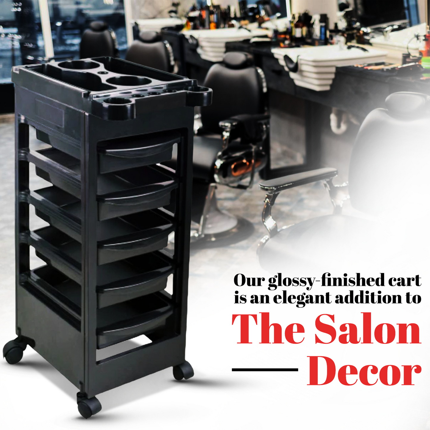 Lusty- Professional Salon Trolley