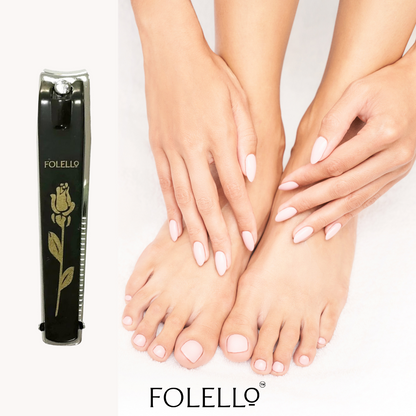 All-In-One Stainless Steel Nail and Foot Care Set: Nail Clipper, Nail Tip Cutter, Nail Pusher, Spoon Nail Cleaner, Nail Cleaner Brush, Nail Buffer, Nail Polish Separator, Foot Filer, Callus Remover, Pumice Stone, Nail File
