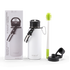 FOLELLO 1L Thermos Steel Double Layer Vacuum Insulated Water Bottle | Keeps Drinks Hot for 12 Hours & Cold for 24 Hours | Includes Rope, Compass, Carabiner, 2 Lids (Straw Lid & Flip-Up Spout Sports Cap) | Perfect for Outdoor | Elegante White