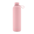 FOLELLO 750ml Stainless Steel Double Layer Vacuum Insulated Water Bottle | Keeps Drinks Cold for 24 Hours & Hot for 12 Hours | Sweat-Free Rubberized Finish | Leakproof & BPA-Free | Perfect for Gym, Office, Travel | Stylish Pink Design
