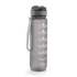 Folello 1L Tritan Water Bottle with Motivational Time Marker | Leakproof Sipper Bottle for Gym, Office, and Travel | BPA-Free with Hydration Reminder App | Stylish Grey Design | 1 Litre