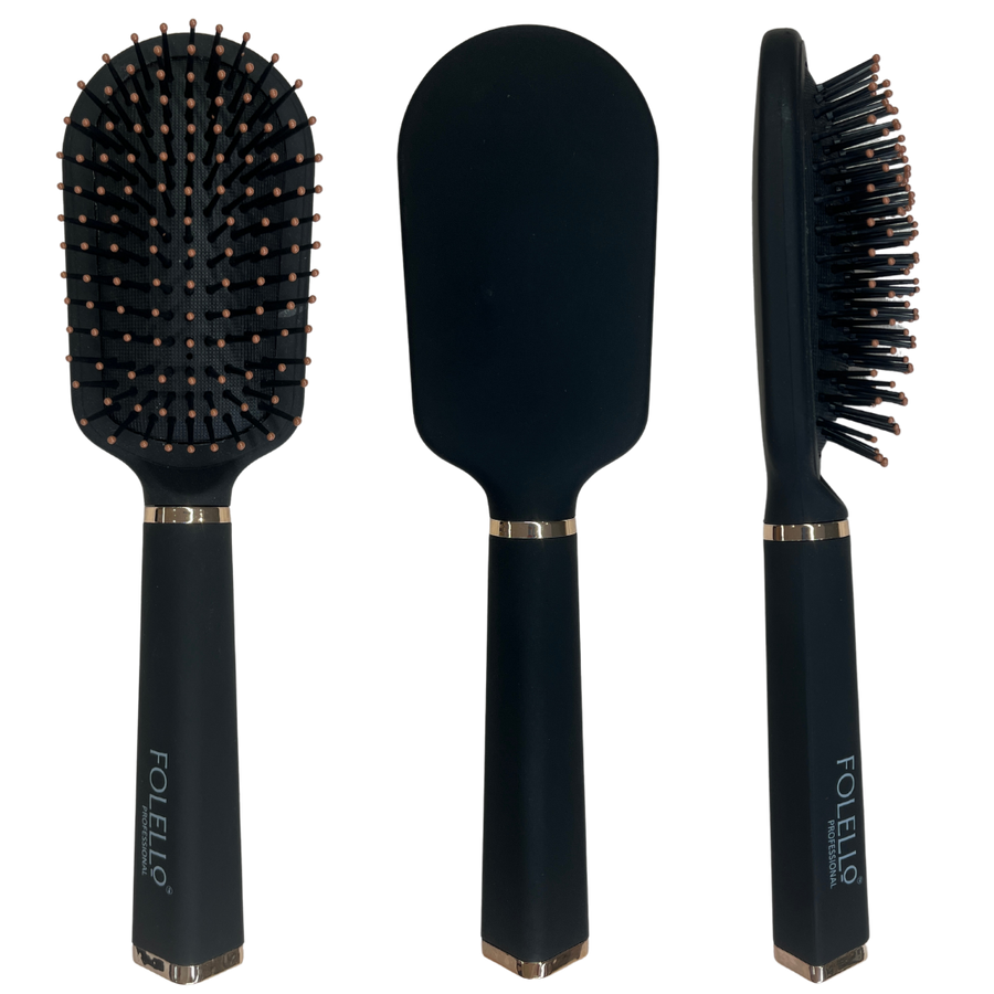 Premium Collection Round Paddle Hair Brush for Men & Women FX-9585CTA