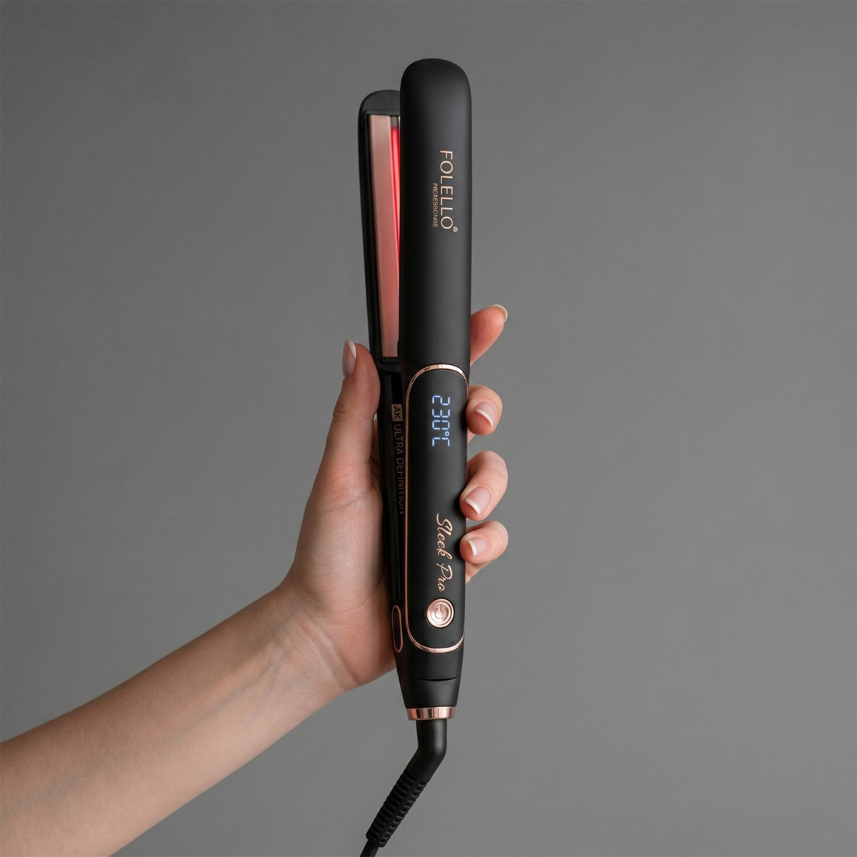 SLEEK PRO- PROFESSIONAL INFRARED HAIR STRAIGHTENER (RM-110)