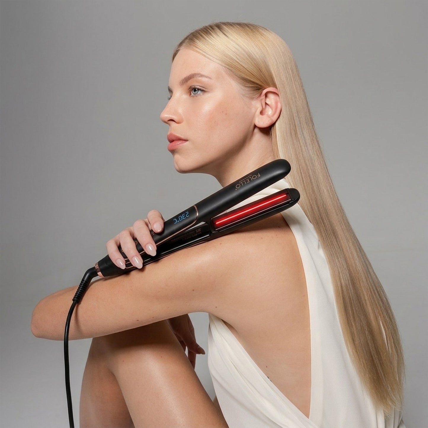 SLEEK PRO- PROFESSIONAL INFRARED HAIR STRAIGHTENER (RM-110)