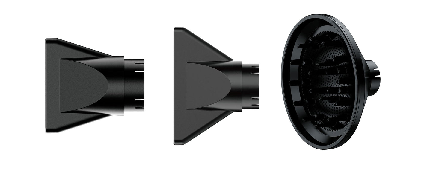 Velvete- Brushless Hair Dryer - Rotating Turbine Technology - 110,000 RPM Brushless Motor - Cool Shot for Quick Drying, Lightweight and Stylish Hair Dryer