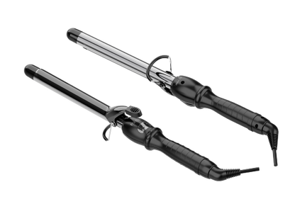 Wave 19 - Curling Tong for Professionals, Salons and Home Use - Ergonomic Design & Comfortable Grip - Hair Curling, Styling - 19MM Barrel, Black