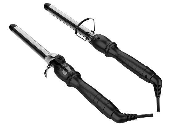 Wave 25 - Curling Tong for Professionals, Salons and Home Use - Ergonomic Design & Comfortable Grip - Hair Curling, Styling - 25MM Barrel, Black