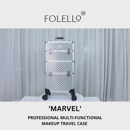 MARVEL- PROFESSIONAL MULTI-FUNCTIONAL MAKEUP TROLLEY CASE