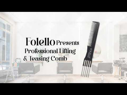 Professional Lifting and Teasing Comb with Stainless steel Prong FX-06969